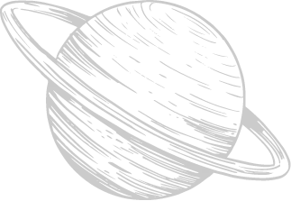 planet line drawing